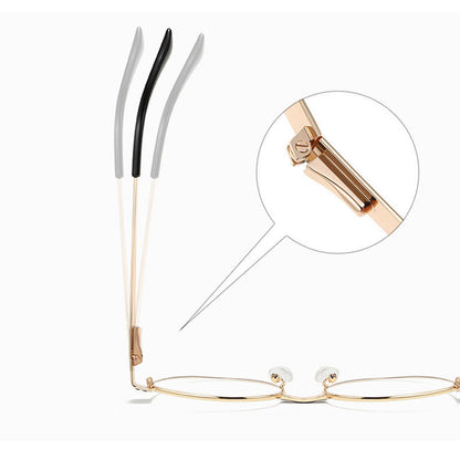 Damskrivbordsglasögon Techsuit 3175, Anti-blått ljus, Guld Svart