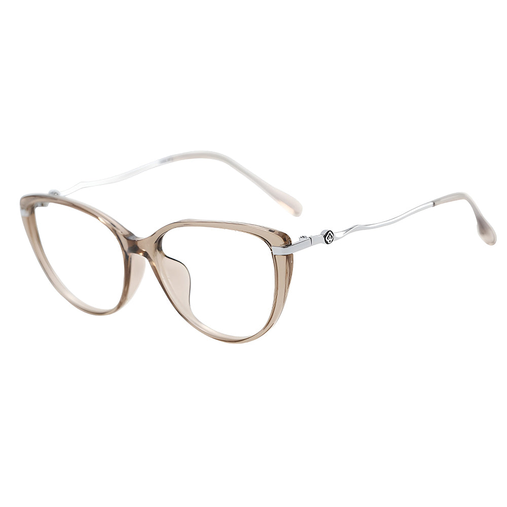 Datorglasögon Dam Techsuit 86162, Anti-Blått Ljus, Silver Beige
