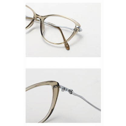 Datorglasögon Dam Techsuit 86162, Anti-Blått Ljus, Silver Beige