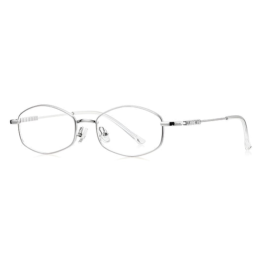 Damspecifikationsglasögon Techsuit LS501, Anti-blått ljus, Silverfärgade