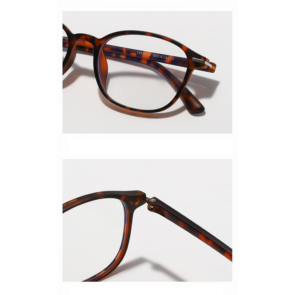 Unisex Datorglasögon Techsuit 6635, Anti-Blått Ljus, Svart Lila