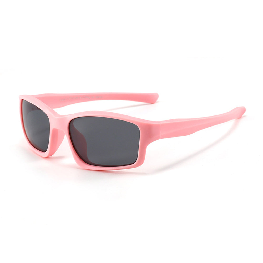 Sportsolglasögon för barn Techsuit 8202-C22, polariserade, rosa
