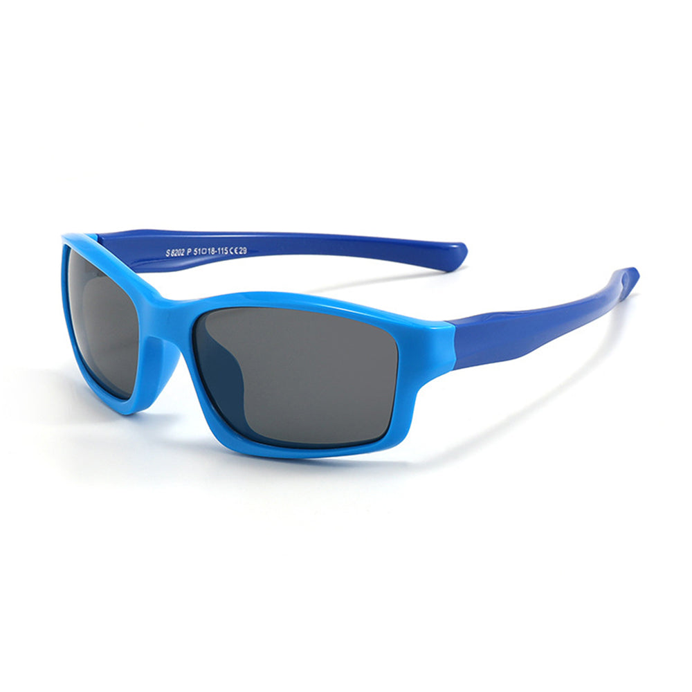 Sportsolglasögon för barn Techsuit 8202-C29, polariserade, blå