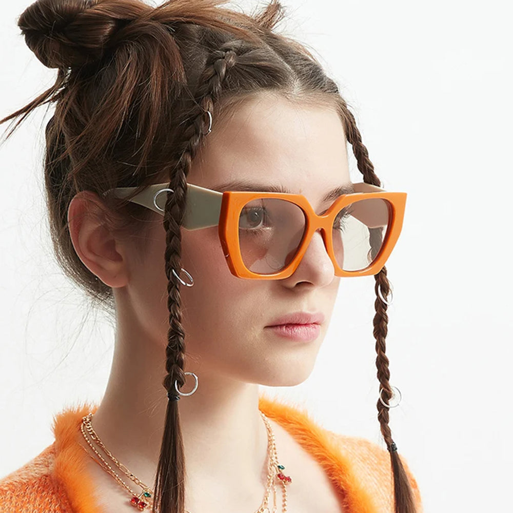 Dam-solglasögon Techsuit 3967, Orange Lila