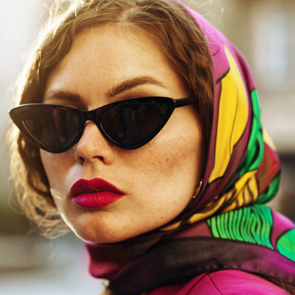 Dam-solglasögon Techsuit 5040, Svart Bruna