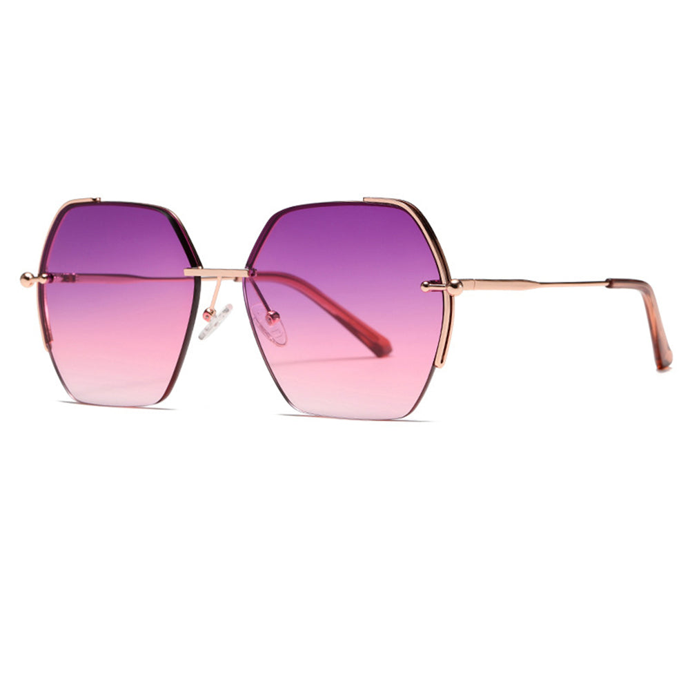 Dam-solglasögon Techsuit 8561, Rosa Guld Lila Röd