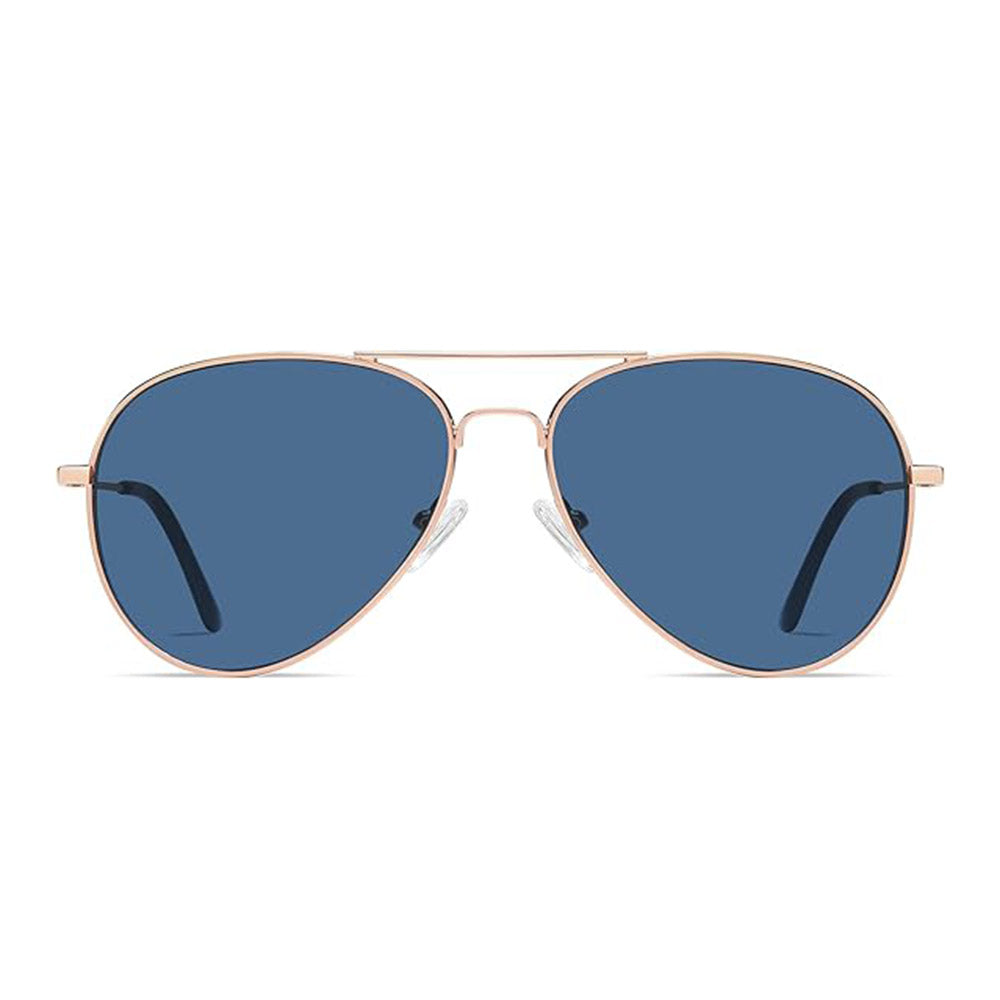 Unisex solglasögon Techsuit 3025, UV-skydd, Guld Rosa Blå