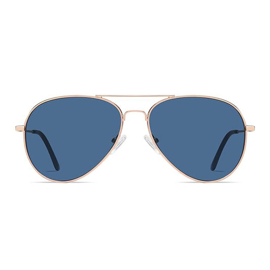Unisex solglasögon Techsuit 3025, UV-skydd, Guld Rosa Blå