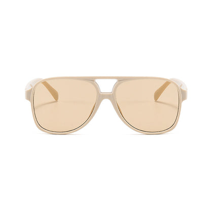 Unisex solglasögon Techsuit 98061, UV-skydd, beige brun