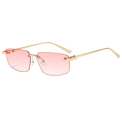 Unisex solglasögon Techsuit S098, Guld Rosa