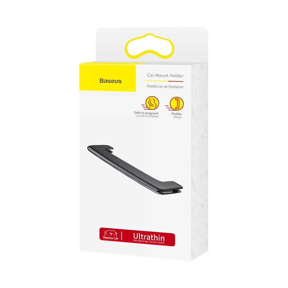Bilparfym Baseus Paddle Ultrathin, Svart SUXUN-BP01