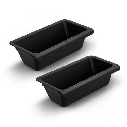 Spigen TO222J bilorganisatör med montering under sätet för Tesla Y Juniper, set om 2 stycken