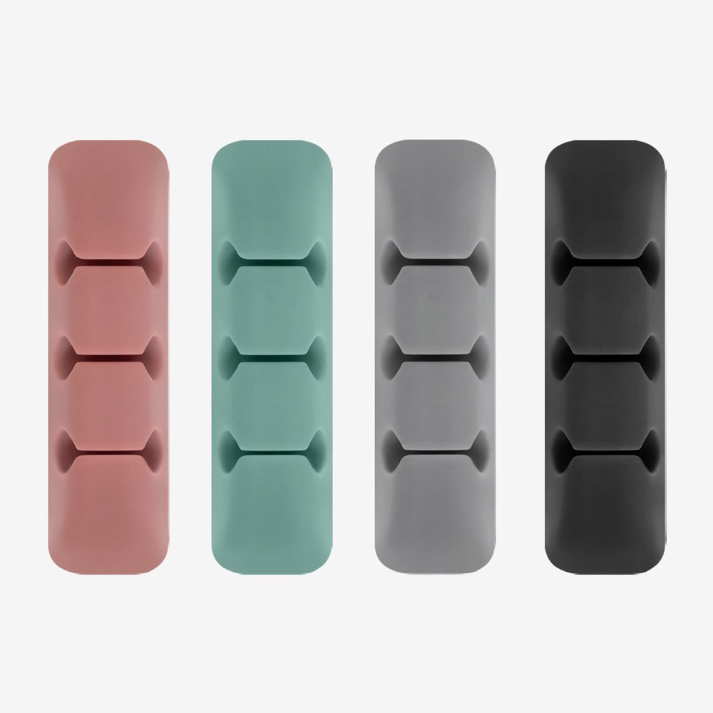 Ringke Kabelorganisatör, Set med 4 stycken, Olika Färger