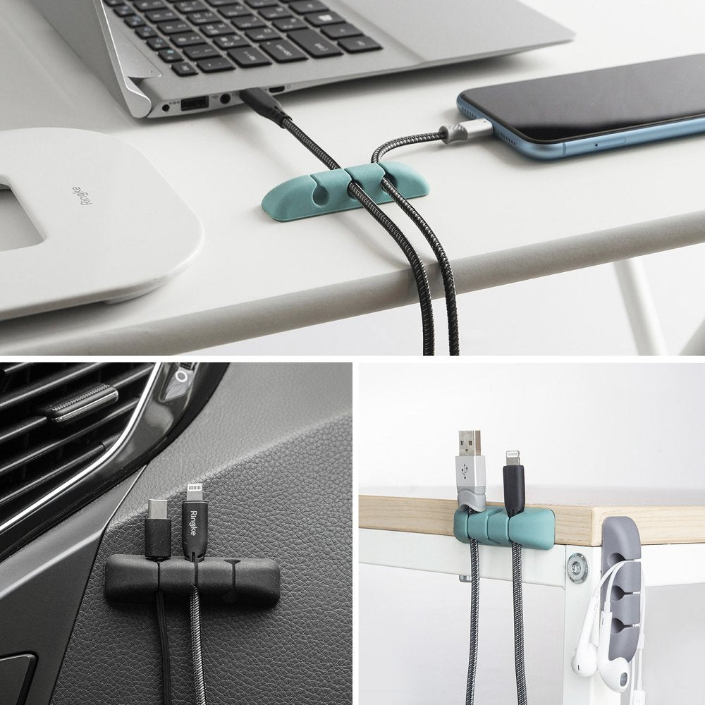 Ringke Kabelorganisatör, Set med 4 stycken, Olika Färger