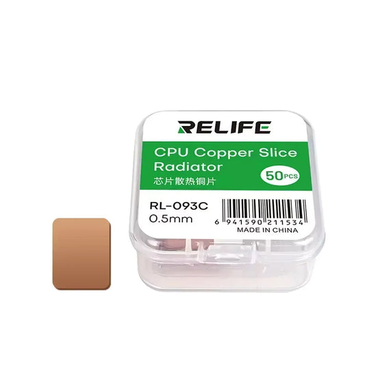Termisk ledande pad Relife RL-093C, 0,5 mm, Set 50 stycken