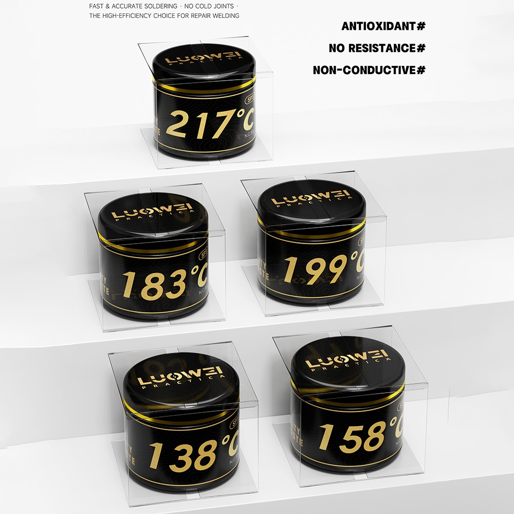 Lödpasta Luowei LW-SP3, 30g, Smältpunkt 217 grader