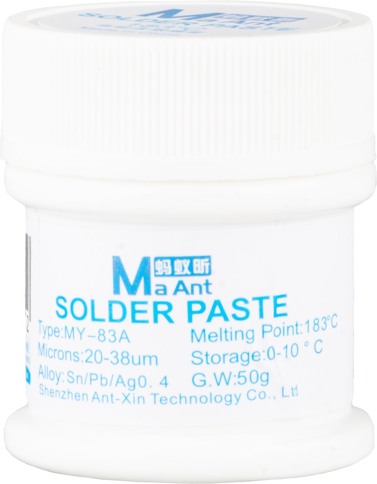 Flussmedel MaAnt MY-83A, 50g, Smältpunkt 183 grader
