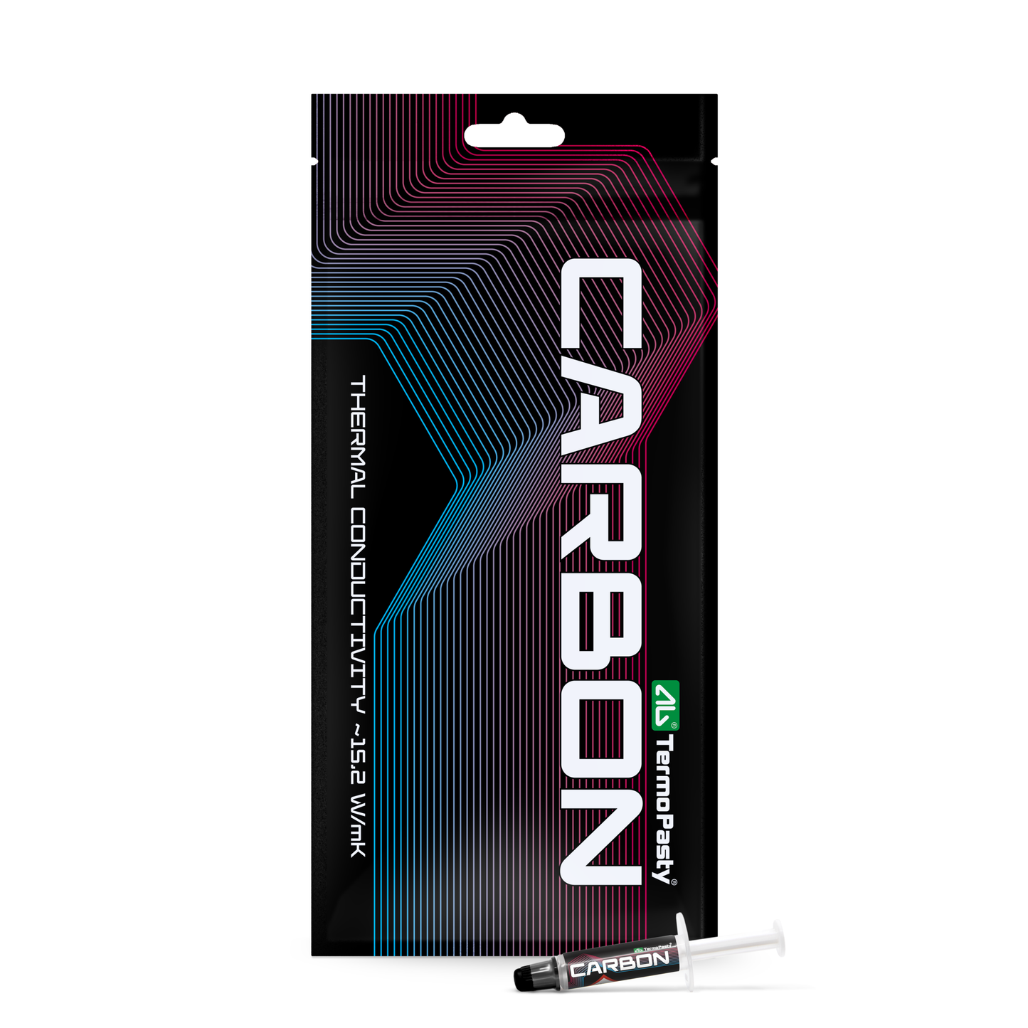 AG Termopasty Carbon värmeledande pasta, spruttyp, 1g ART.AGT-324
