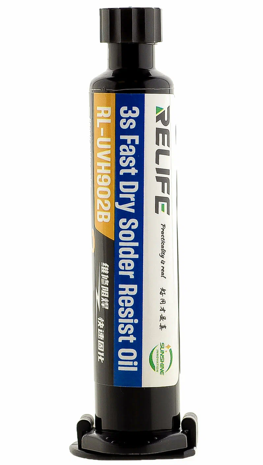 Relife RL-UVH902B UV-maskeringspasta, 10 ml, svart