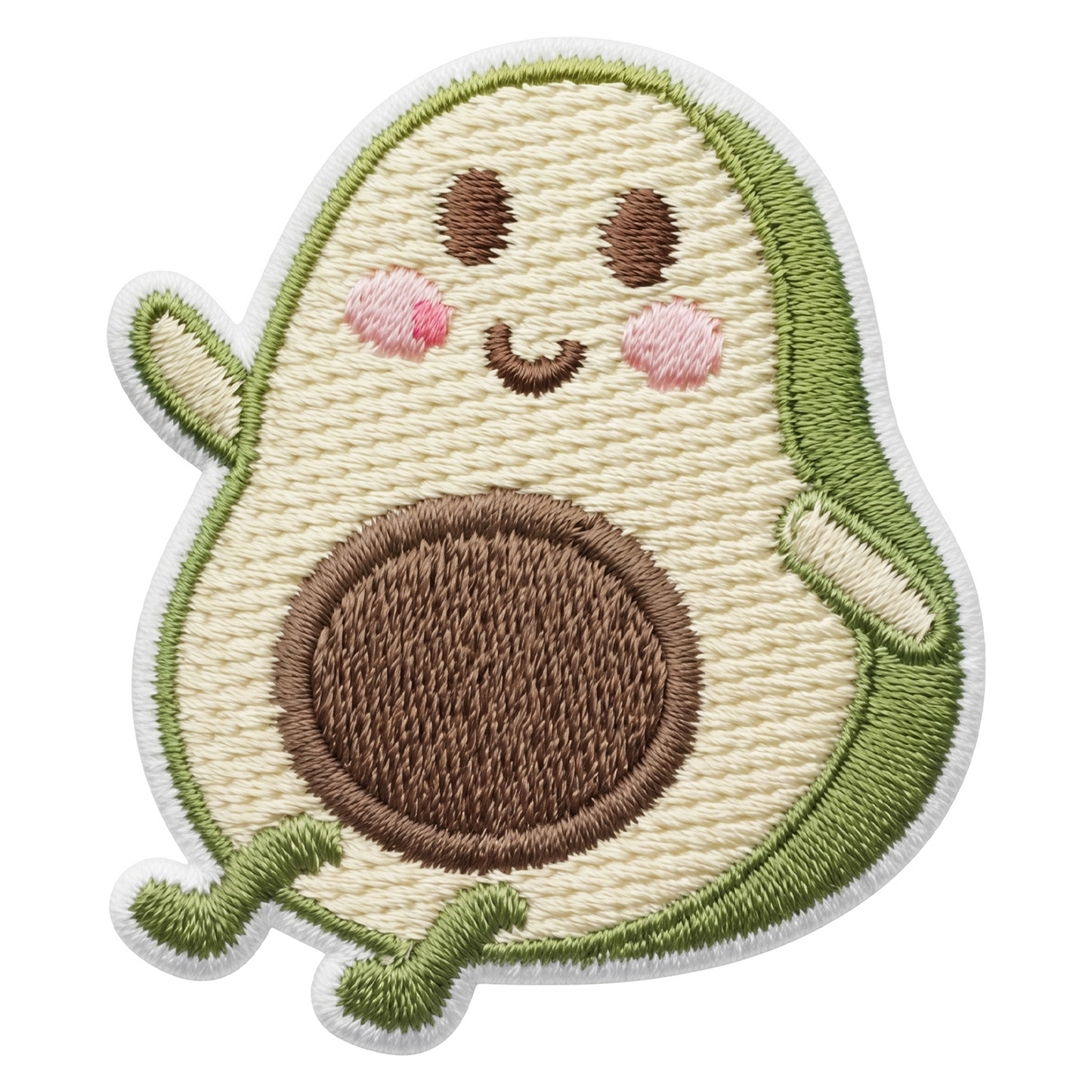 Patch / Textilpatch OEM Avocado, Set om 3 stycken, Flerfärgad