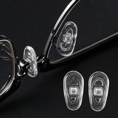 Silikonplattor för glasögon Techsuit NPT1, Set om 2 stycken, Transparenta