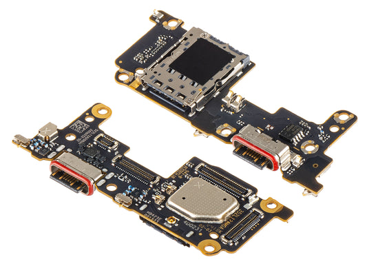 Laddningskontakt Kort - Mikrofon - SIM-läsarmodul Xiaomi 12T, Servicepaket 560001L12A00
