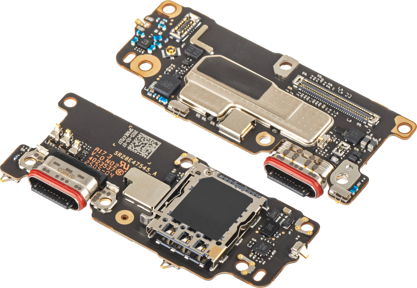 Kretskort med Laddningskontakt - Mikrofon - SIM-kortläsarmodul Motorola Razr 60 Ultra, Service Pack 5P68C29822