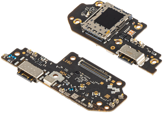 Laddningskontakt Kort - Mikrofon - SIM-läsarmodul Xiaomi Poco X4 GT, Service Pack 5600020L1600