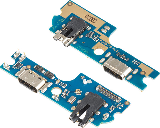 Kretskort med Laddningskontakt - Audio - Mikrofon HMD Arc, Servicepaket PFS329K02003G