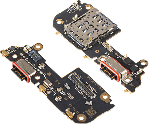 Laddningskontaktkort - Mikrofon - SIM-läsarmodul Xiaomi 14T