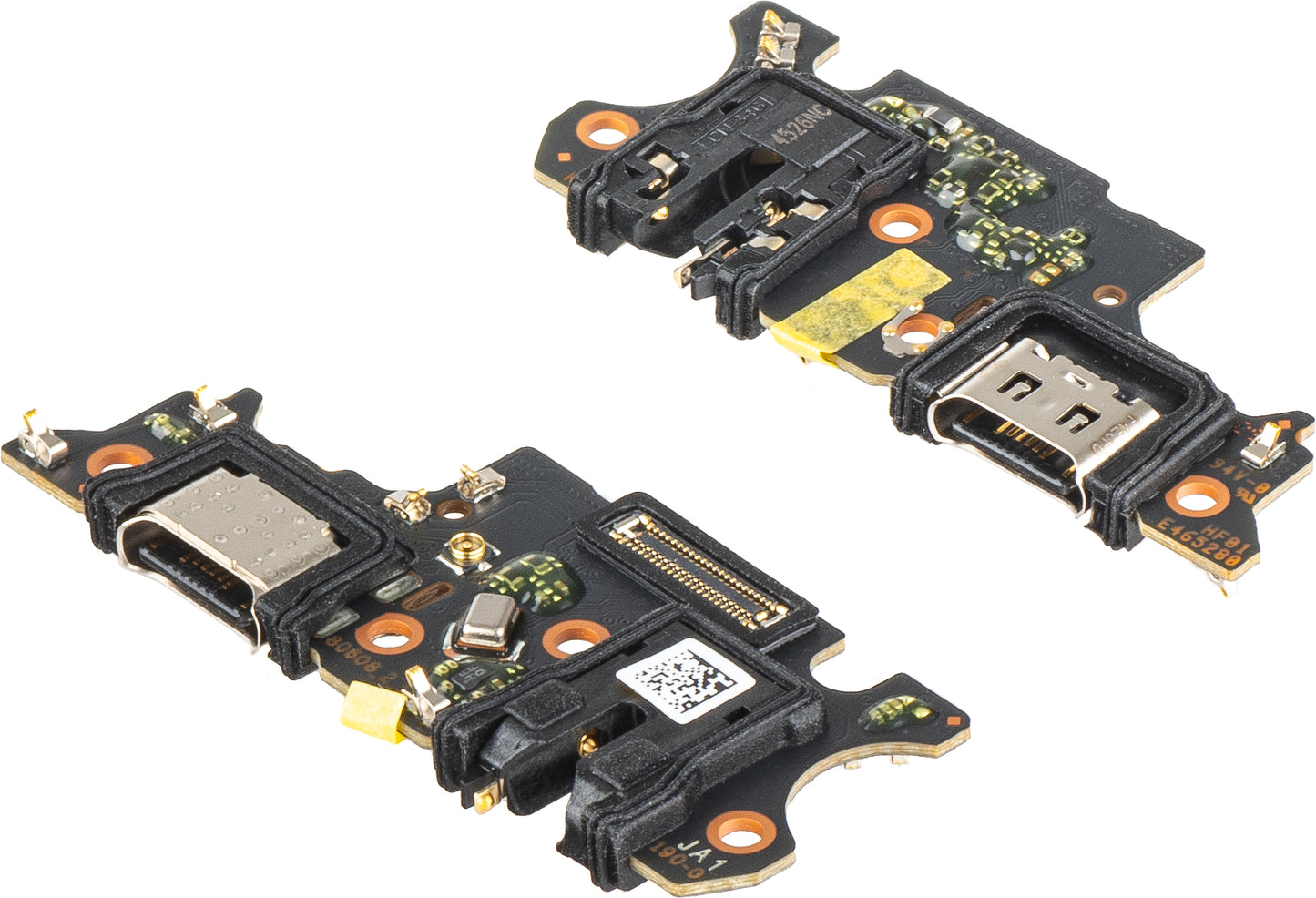 Kretskort med laddningskontakt - Ljud - Mikrofon Oppo A40M / A40 / A3 4G, Servicepaket 621024000112