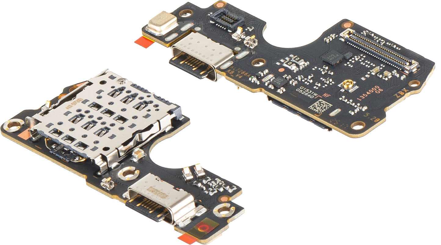 Kretskort med laddningskontakt - Mikrofon - SIM-läsarmodul Xiaomi Redmi Note 14 Pro 4G, Servicepaket 560004000O600