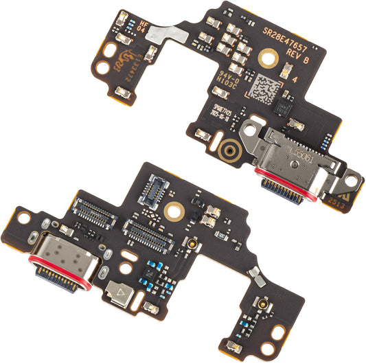 Laddningskort med kontakt - Mikrofon Motorola Moto G Stylus 5G (2025), Service Pack 5B28C30425
