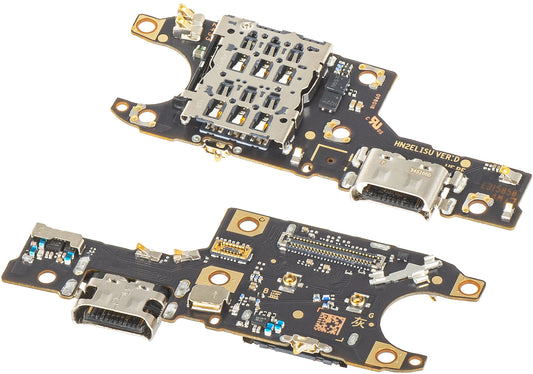 Kort med laddningskontakt - Mikrofon - SIM-läsarmodul Honor 90, Swap