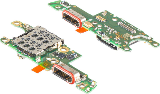 Kretskort med laddningskontakt - Mikrofon - SIM-läsarmodul Honor Magic8 Lite, Servicepaket 0235ARVX