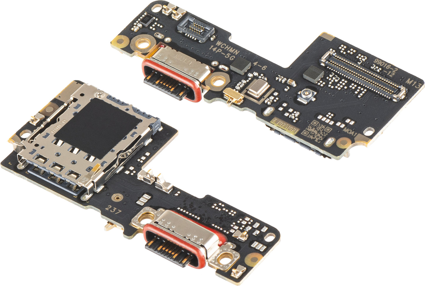 Laddningskontaktkort - Mikrofon - SIM-kortläsarmodul Xiaomi Poco X7