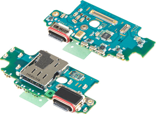 Laddningskontakt Kort - Mikrofon - SIM-kortläsarmodul Samsung Galaxy S26 Plus S947, Service Pack GH96-21141A