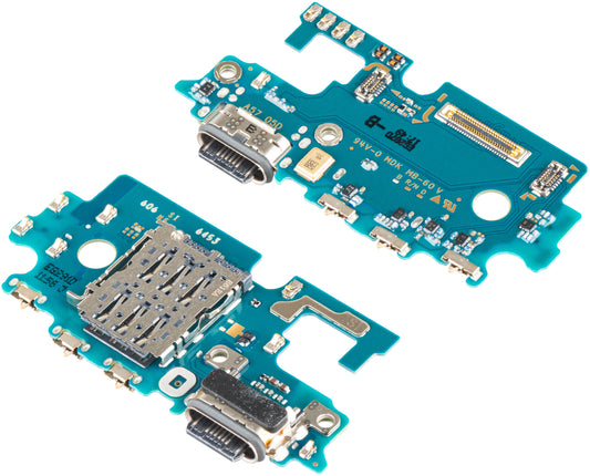 Laddningskontaktkort - Mikrofon - SIM-läsarmodul Samsung Galaxy A57 5G, Service Pack GH96-20947A
