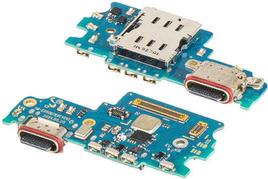 Laddningskontaktkort - Mikrofon - SIM-kortläsarmodul Samsung Galaxy S21 FE 5G G990