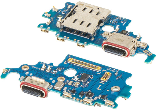 Laddningskontaktkort - Mikrofon - SIM-kortläsarmodul Samsung Galaxy S21 5G G991