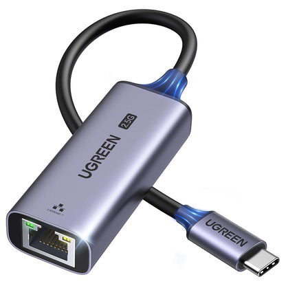 UGREEN CM648 (25052) Network Card, RJ45, USB-C, Gray