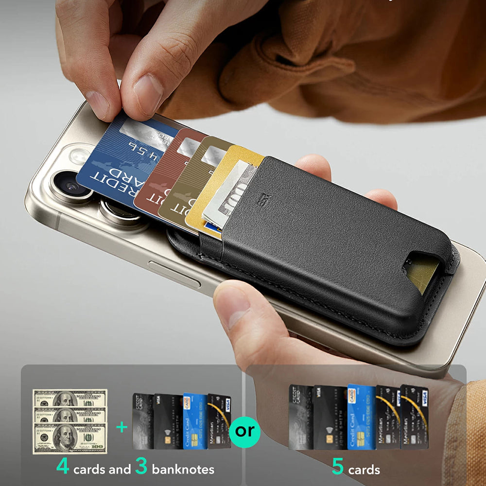 Magsafe plånbok, ESR, Boost, Brun