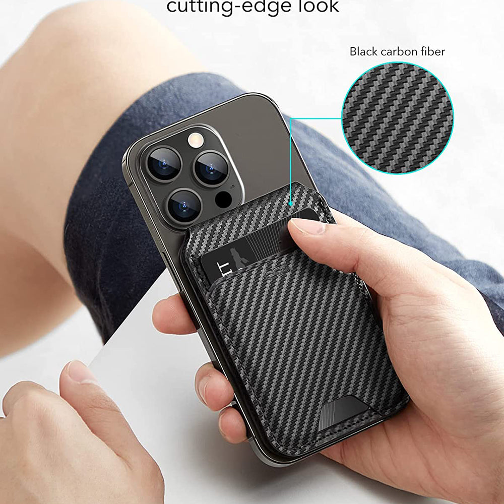 Plånbok Magsafe, ESR, Carbon, Svart