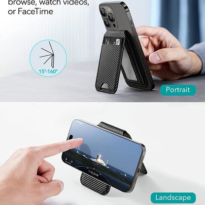 Plånbok Magsafe, ESR, Carbon, Svart