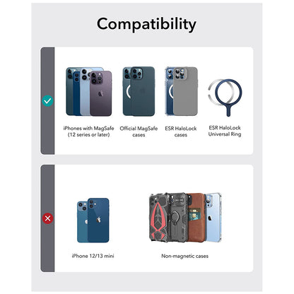Plånbok Magsafe, ESR, Carbon, Svart