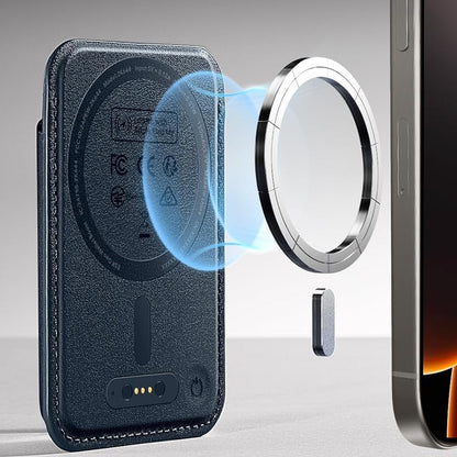 Magsafe plånbok, ESR, Classic Geo, Marinblå