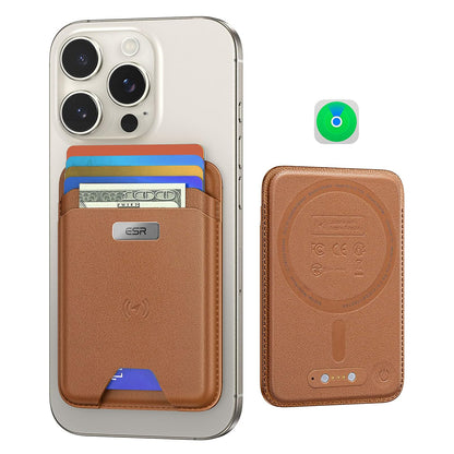 Magsafe plånbok, ESR, Classic Geo, Brun