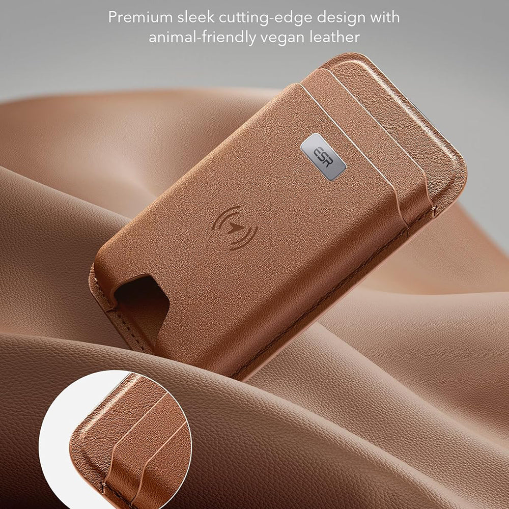 Magsafe plånbok, ESR, Classic Geo, Brun