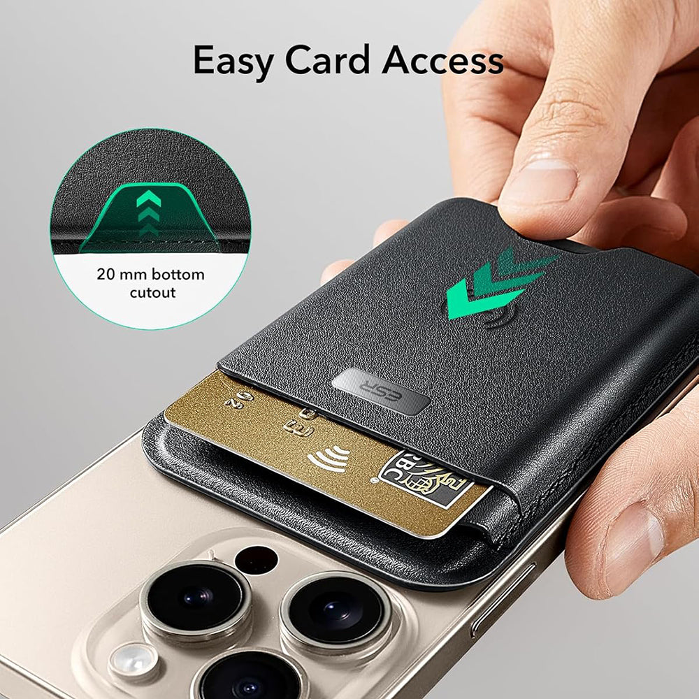 MagSafe-plånbok, ESR, Classic Geo, Svart