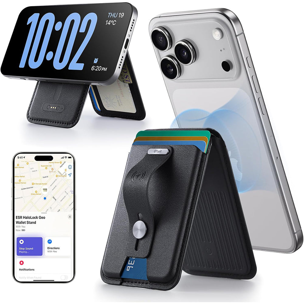 MagSafe-plånbok, ESR, Findy my Wallet 5C, Svart